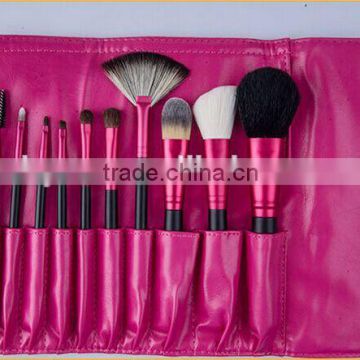 Upscale wool, horse hair, yellow wolf tail, makeup brush set makeup tools for cosmetics fans