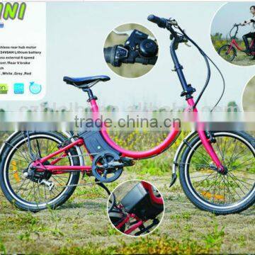 Small city electric bicycle 2014 new design lithium polymer e-bike battery