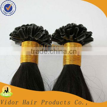 100% remy brazilian human hair u-tip natural hair extension