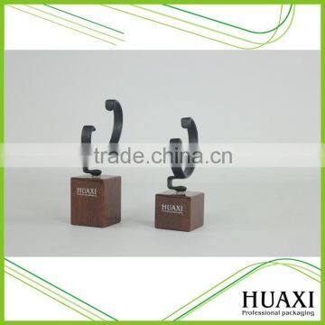 Printed Logo Holder Cube for Single Watch, MDF Block for Watch Display