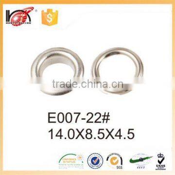 14mm whole sale metal round hat eyelet china factory