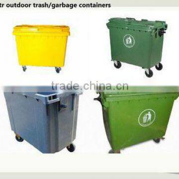 660L outdoor trash container
