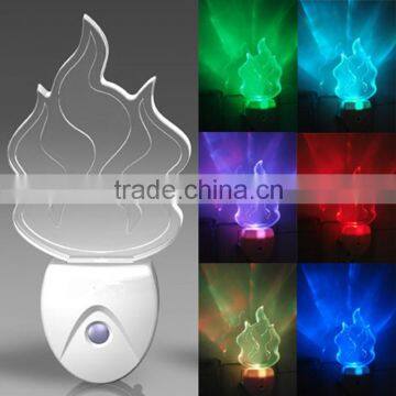 With nice shape and competitive price LED sensor colorfuly night light