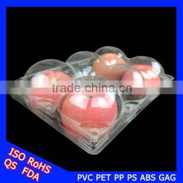 China factory clear Orange apple fruit and vegetable plastic hard packing