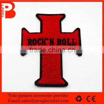 top quality carton woven patch label for kid's clothing / woven patach