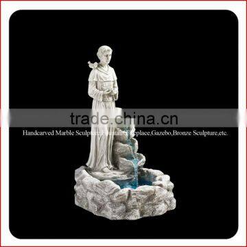 Stone Female Woman Water Fountain