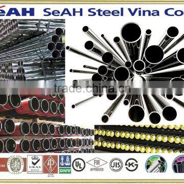 4" conduit tube and other steel pipes upto 8" to JIS C8305, UL6, FM, ANSI C 80.,1 for Japan market
