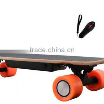 2016 New Arrival!Bamboo Fiber Glass Material 4wheels Electric Skateboard Motor Hoverboard for Adult