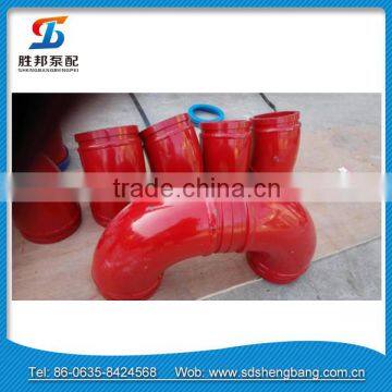 wear resisting truck mounted concrete pump elbow