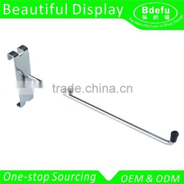 High quality grid wall single display hook with plastic cover