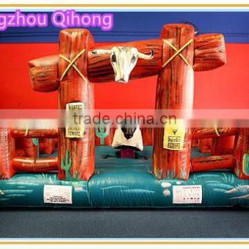 hot sale inflatable mechanical bull, inflatable rodeo bull, inflatable rodeo bull mat