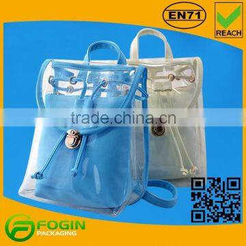 plastic buckles backpacks transparent