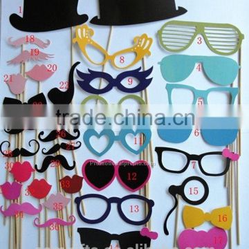 Hostess Glass Moustache Shaped Photo Props Christmas Party Mask