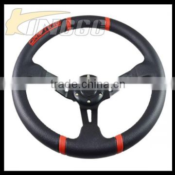 Optional Multicolor 350MM PVC Steering Wheel For Racing Car