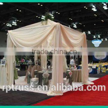 Aluminum telescopic pipe and drape for event