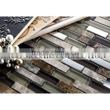 GZ3362SD porcelain mosaic tiles for swimming pool old ship mosaic wooden wooden wall tile