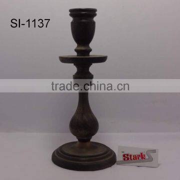 WOODEN CANDLE STAND