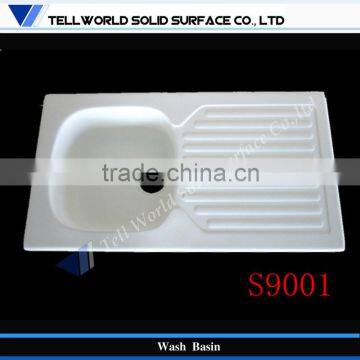 Solid Surface Stone Sink, Kitchen Sink, Resin Wash Sink