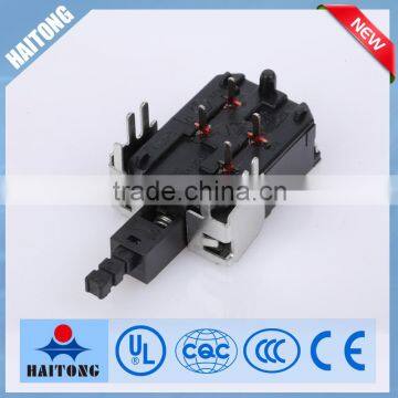 250V 8A push button power switch with clamp