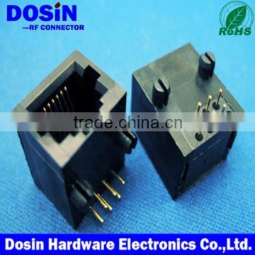 side entry network RJ45 modular connector