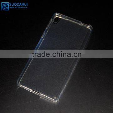 Silicon Clear TPU cover For Sony Xperia E4 transparent case