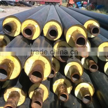 black jacket insulation steel pipe