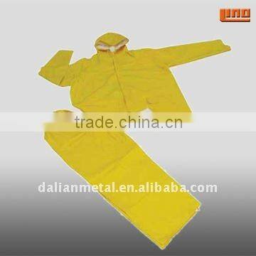 0.32mm yellow adult raincoats pvc