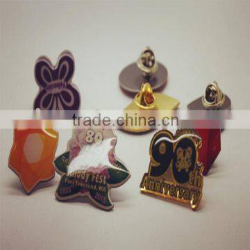 High quality Cheapest metal logo bag lapel pin