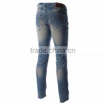 Custom Mens Red Blue Denim Jeans Manufacturers photo-2