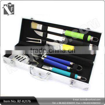 5 Piece Stainless Steel BBQ Accessories Utensil