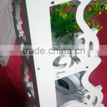 the Corner MDF Carve Five Tier Flower ,plant Display Shelf photo-4
