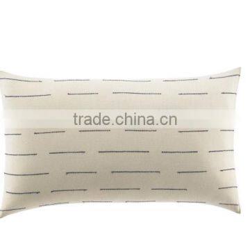 BRINDLEY EMBROIDERED LINES THROW PILLOW