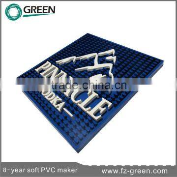 2D Soft Rubber Bar Coaster With Cheap Price