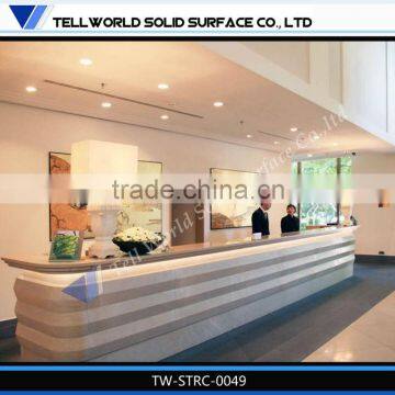 Tell World Granite Stone I Shape Reception Desk