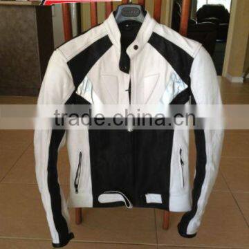 Custom cool made motorcycle genuine men leather jacket