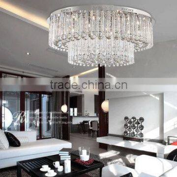 Crystal round ceiling light,crystal led ceiling lamp