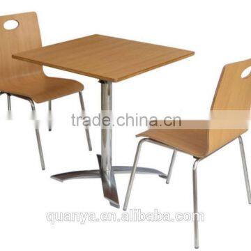 Foldable Wooden Panel Chair and Table Set/Modern Dining Table Set