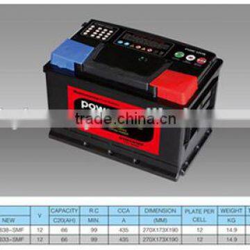 hot sales 12v auto car battery/gel battery