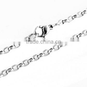 Factory manufacturing cheap price wholesale stainless steel roller chain stainless steel neck chains jewelry chain LC6006