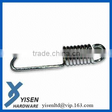 Small stainless steel extension spring