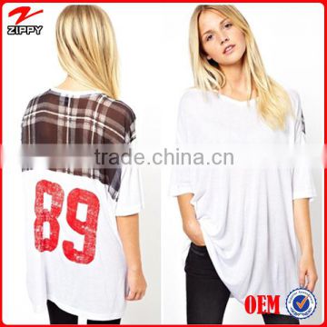 hot selling women long plus size clothing/guangzhou lady plus size clothing