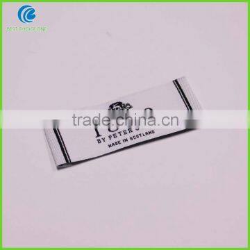Cheap Custom Brand Name Center Fold Sew Into Garment Woven Clothing Labels photo-6