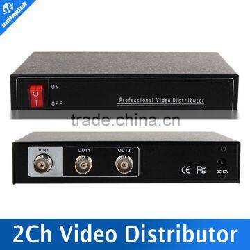 1 Points 2 Output,Support 1080P/720P AHD,HDCVI,HDTVI Camera BNC Input,Out Distance Max 300-600M 2CH BNC Video Splitter