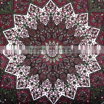 Bedspread Mandala Tapestry Wall Hanging Wall Tapestry Mandala Wholesale Indian Tapestry photo-3