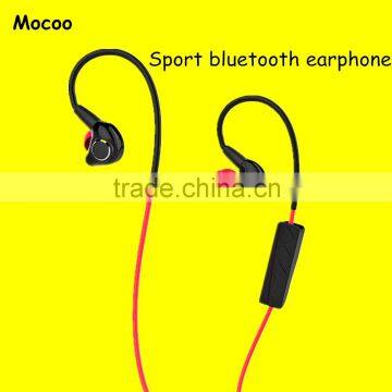 sport bluetooth headset and super bass stereo in-ear earbuds for sport