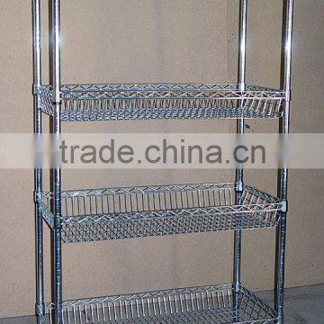 kitchen stainless steel wire shelves,wire closet shelving