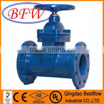 DIN3352 F5 /EN 1171 PN10/PN16 Non-rising Stem Resilient Seated Gate Valve