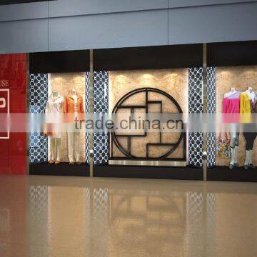 clothing display showcase