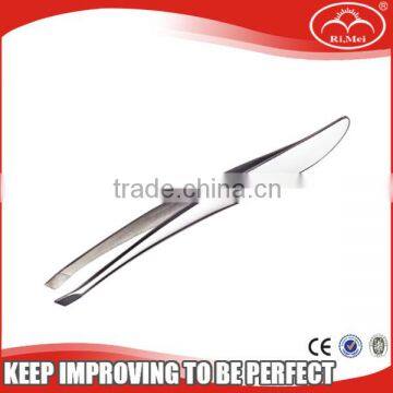 Mirror Finish Silver Eyebrow Tweezers