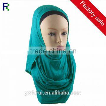 Fashionable Charming New Hot Seller Plain Jersey Hijab New Fashion Muslim Scarf